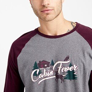 Cabin fever’organic cotton lounge long sleeve shirt NWT